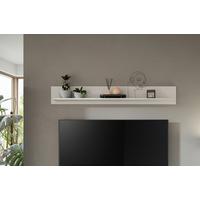 Wandboard Jam Weiß B: 140 cm - Weiß, Design, Holzwerkstoff (140/20/15cm) - MID.YOU