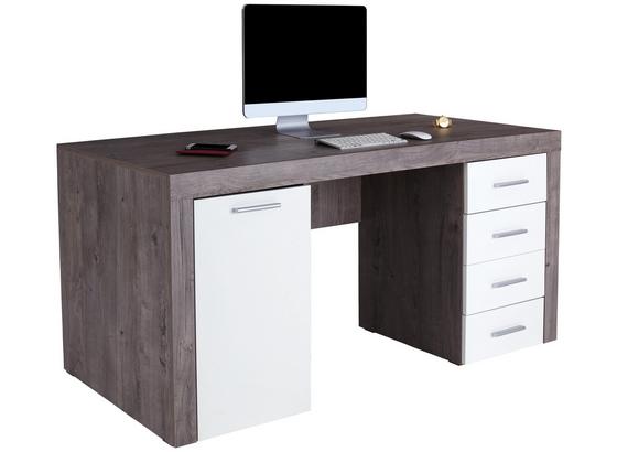 Písací Stôl Cubus - farby dubu, Moderný, kompozitné drevo (160/75/70cm) Písací Stôl Cubus - farby dubu, Moderný, kompozitné drevo (160/75/70cm)