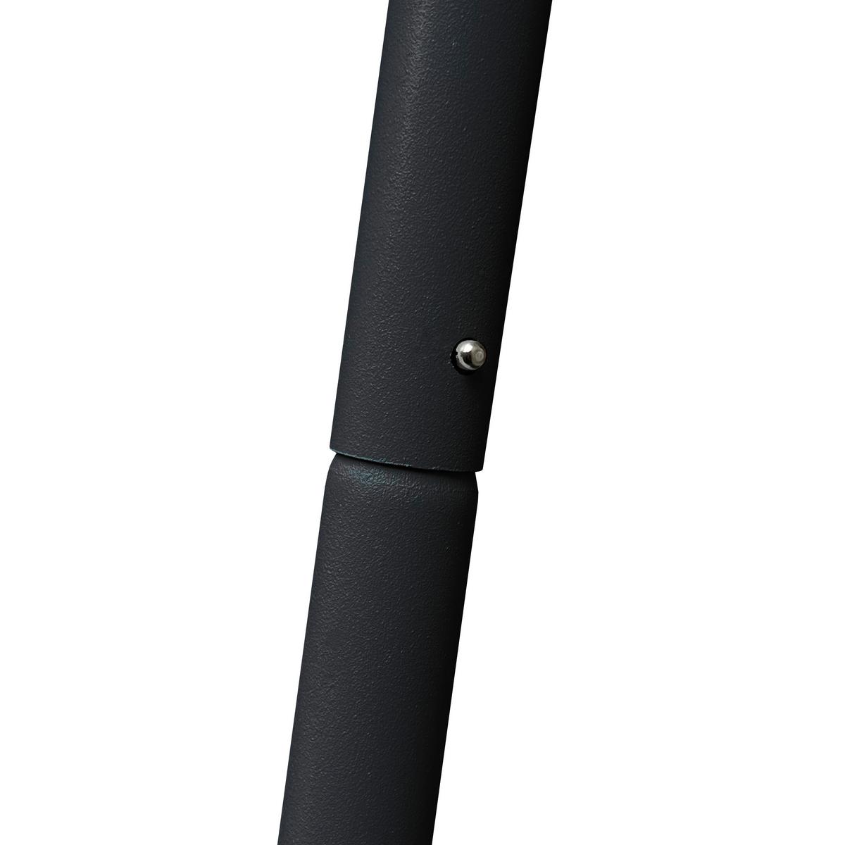 Federwiege Anthrazit/Beige - Anthrazit/Beige, Basics, Holz/Textil (135/194/135cm) - SCHMUSEWOLKE