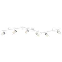 Strahler 57851-6 - Transparent/Weiß, Design, Kunststoff/Metall (180/8/18,5cm) - Globo