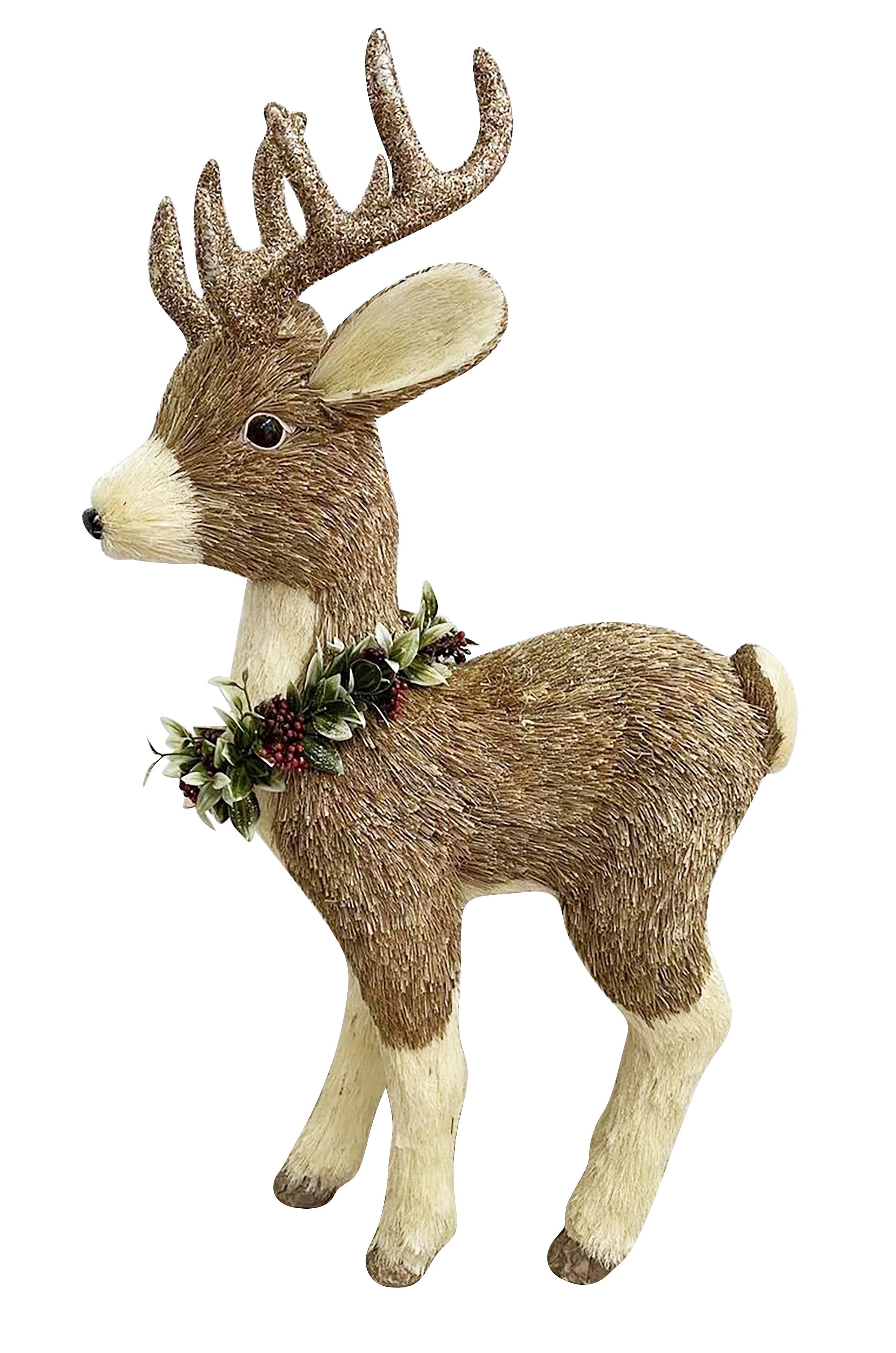 Dekorentier Felix - Beige/Braun, KONVENTIONELL, Kunststoff (35/32/65cm) - Luca Bessoni