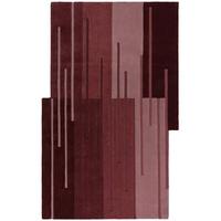 Wollteppich Split Ombre - Rot, Trend, Textil (150/240cm)