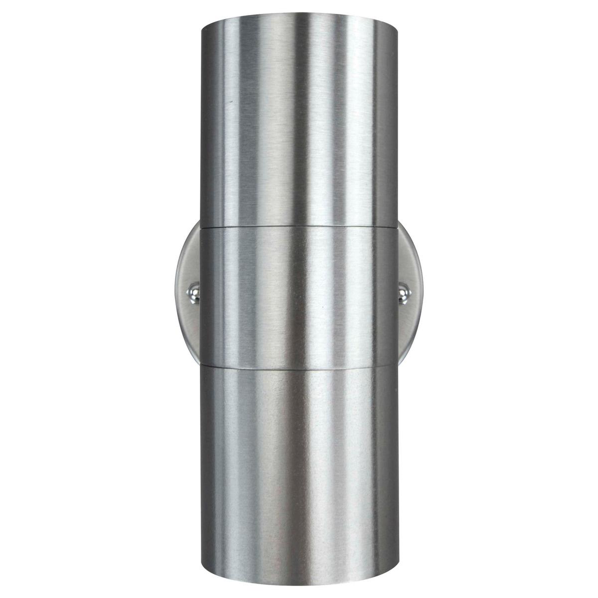 Außenwandleuchte 2528000222396 Electra - Edelstahlfarben/Anthrazit, Design, Metall (9.2cm)
