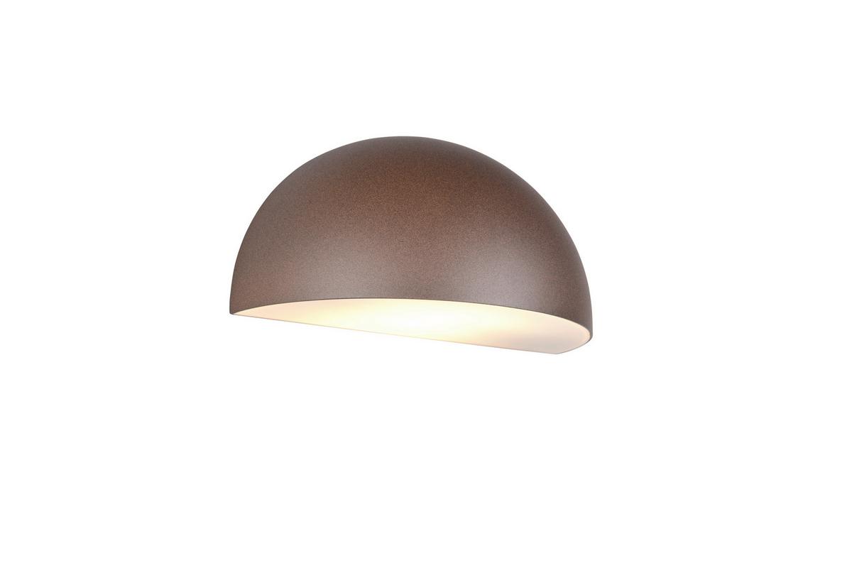 Außenwandleuchhte 262460124 Maas - Rostfarben/Weiß, KONVENTIONELL, Kunststoff/Metall (14/27/15,5cm) - Trio Leuchten