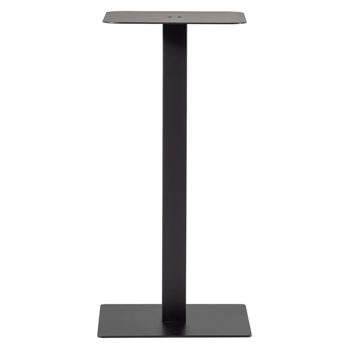 TISCHGESTELL Tablo Schwarz L: 50cm - Schwarz, MODERN, Metall (50/50/105cm) - Livetastic