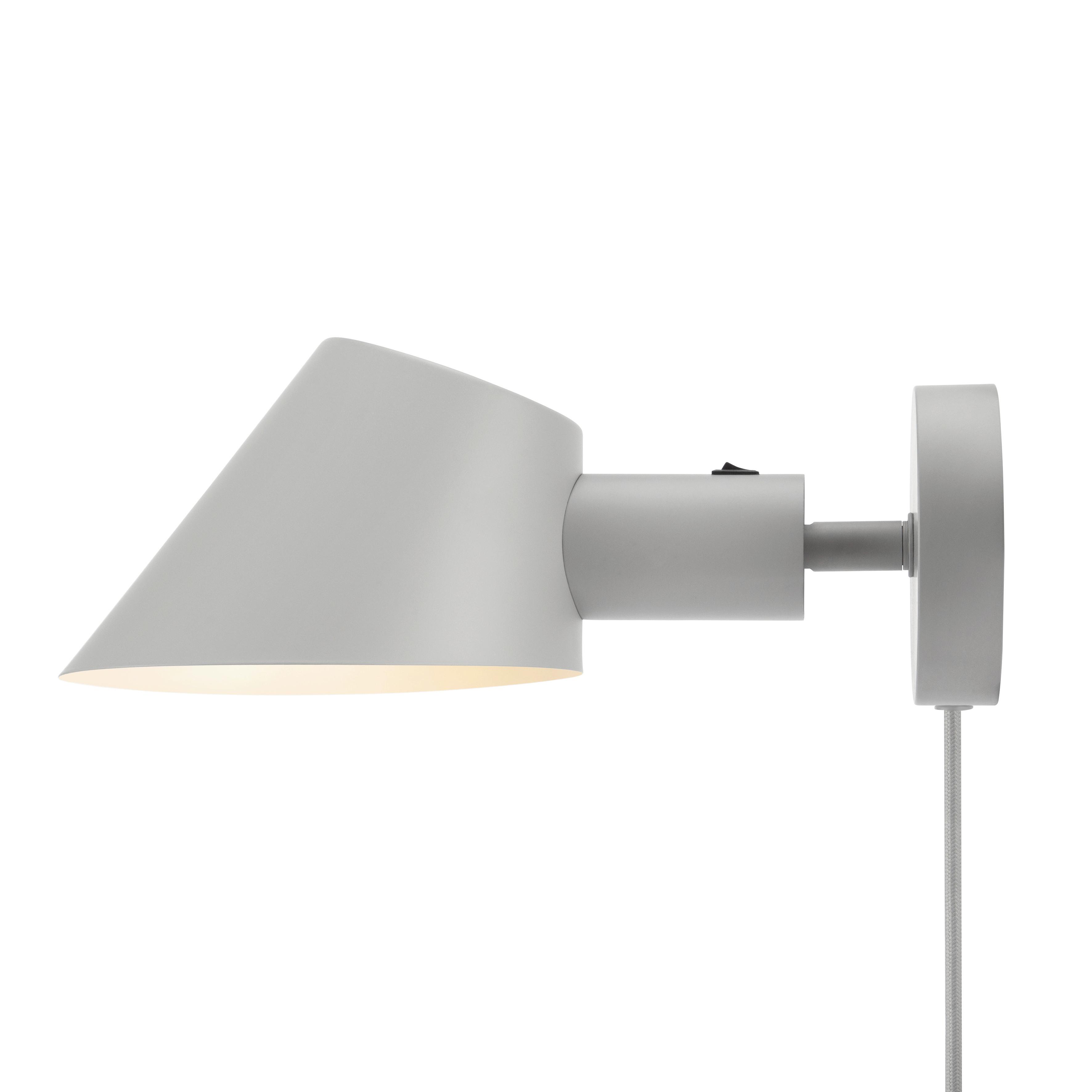 Wandleuchte Stay Grau D: 15 cm - Grau, Design, Metall (15/11,7cm) - Nordlux