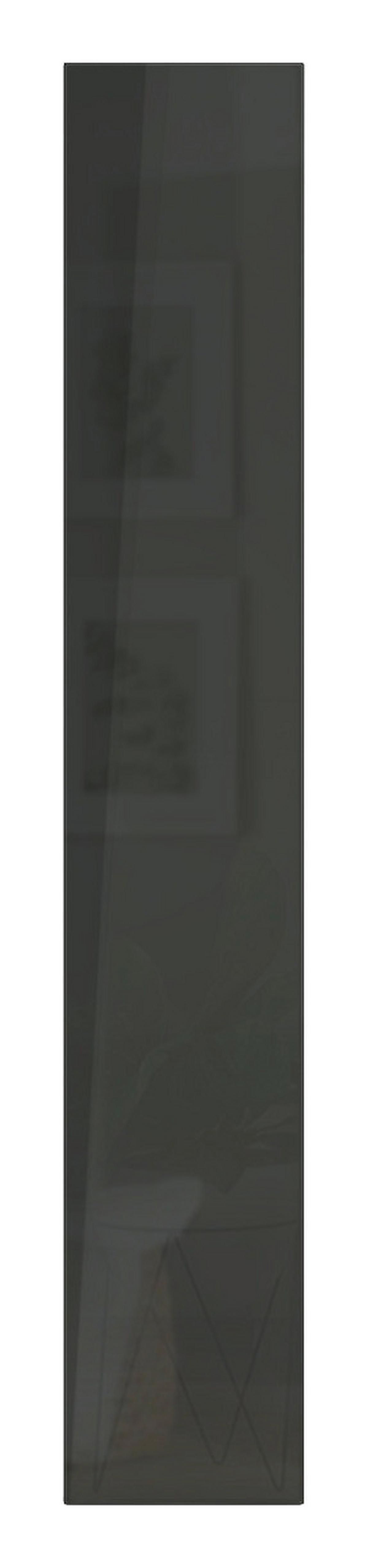 DVEŘE UNIT - antracitová, Moderní, kompozitní dřevo (45,3/232,6/1,8cm) - Ondega