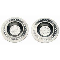 Abflusssieb 2--Teilig. ø 7 cm Edelstahl - Silberfarben, KONVENTIONELL, Metall (7cm)