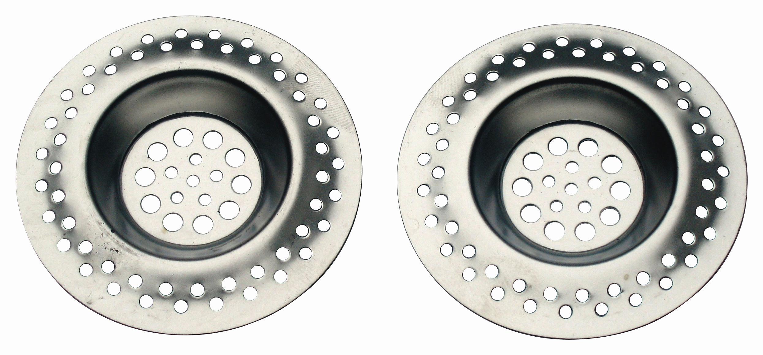 Abflusssieb 2--Teilig. ø 7 cm Edelstahl
