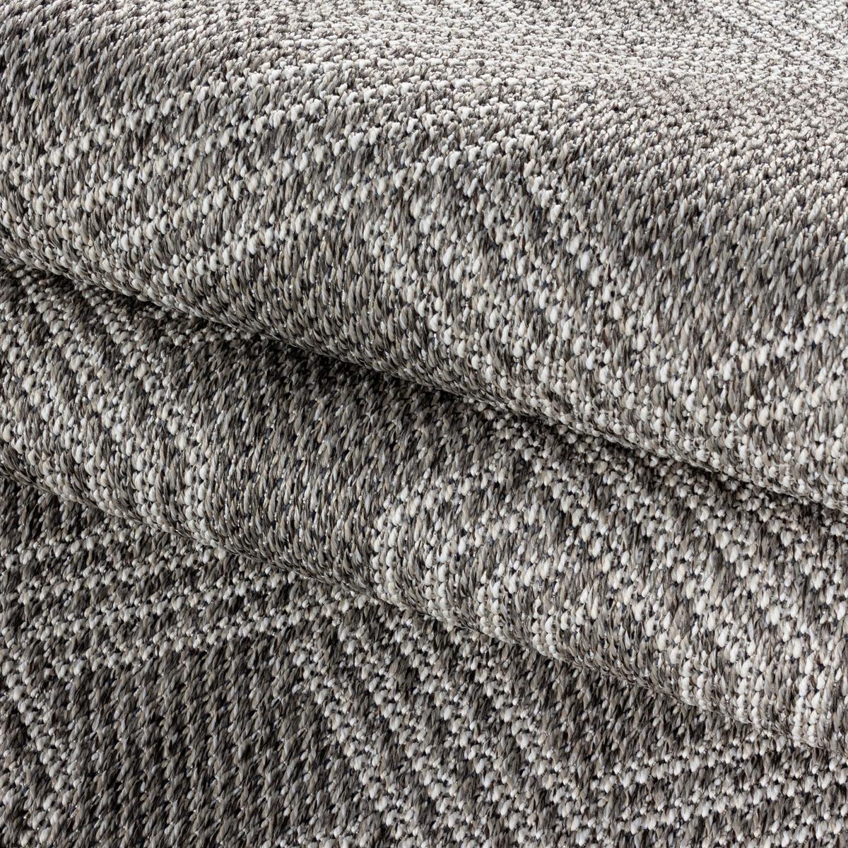 Flachwebteppich Aruba601004904grey - Grau, Design, Textil (60/100cm)