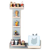 Kinderregal Boarti Grau B: 38 cm - Grau, MODERN, Holzwerkstoff (38/54/19cm) - Livetastic