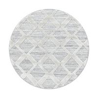 Tkaný koberec P: 160cm, šedá - šedá, Konvenční, textil (160cm)