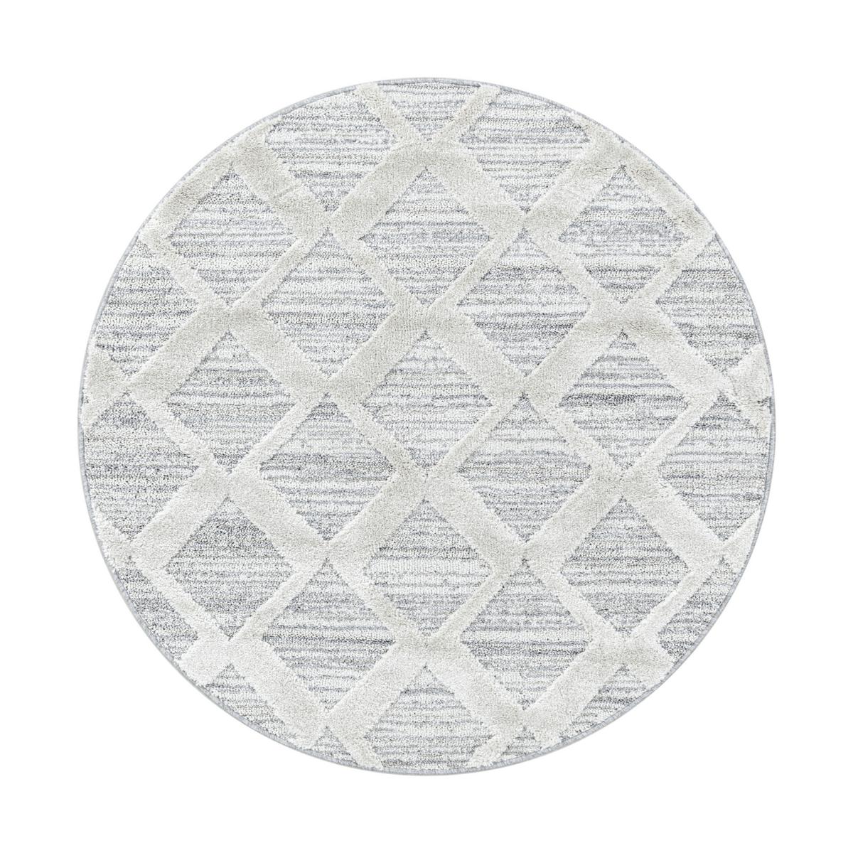 Tkaný koberec P: 160cm, šedá - šedá, Konvenční, textil (160cm)