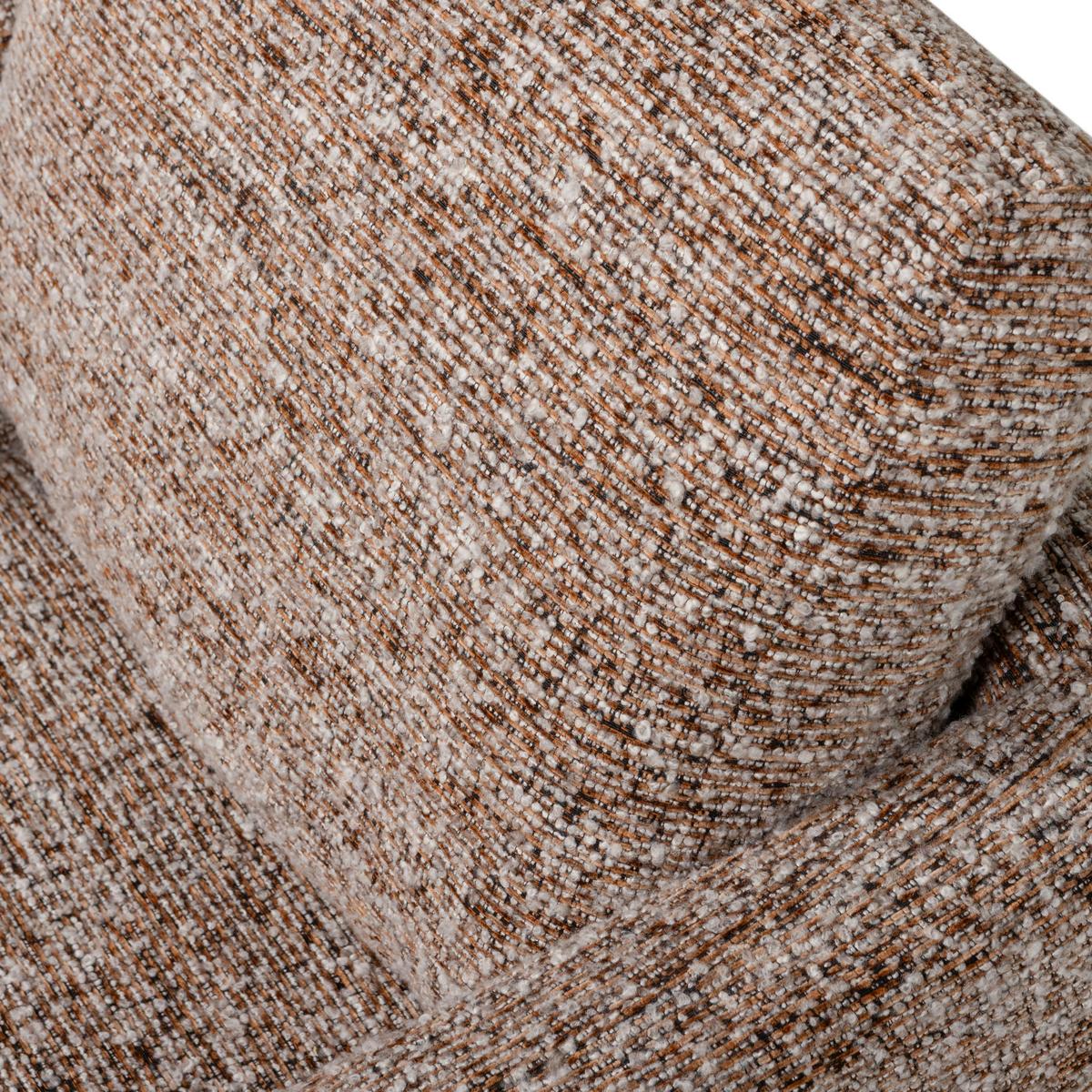 Sessel Oska Braun B: 78cm - Braun, Design, Textil (78/64/79cm) - Livetastic