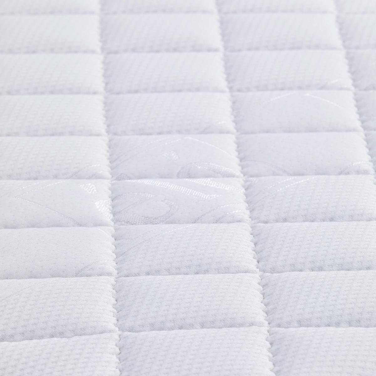 Taschenfederkernmatratze Cecile 140x200cm Mittelfest - Weiß, Textil (140/200cm) - Ele