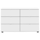 Kommode Advantage 130 cm Weiß - Weiß, MODERN, Holzwerkstoff (130/83/41cm)