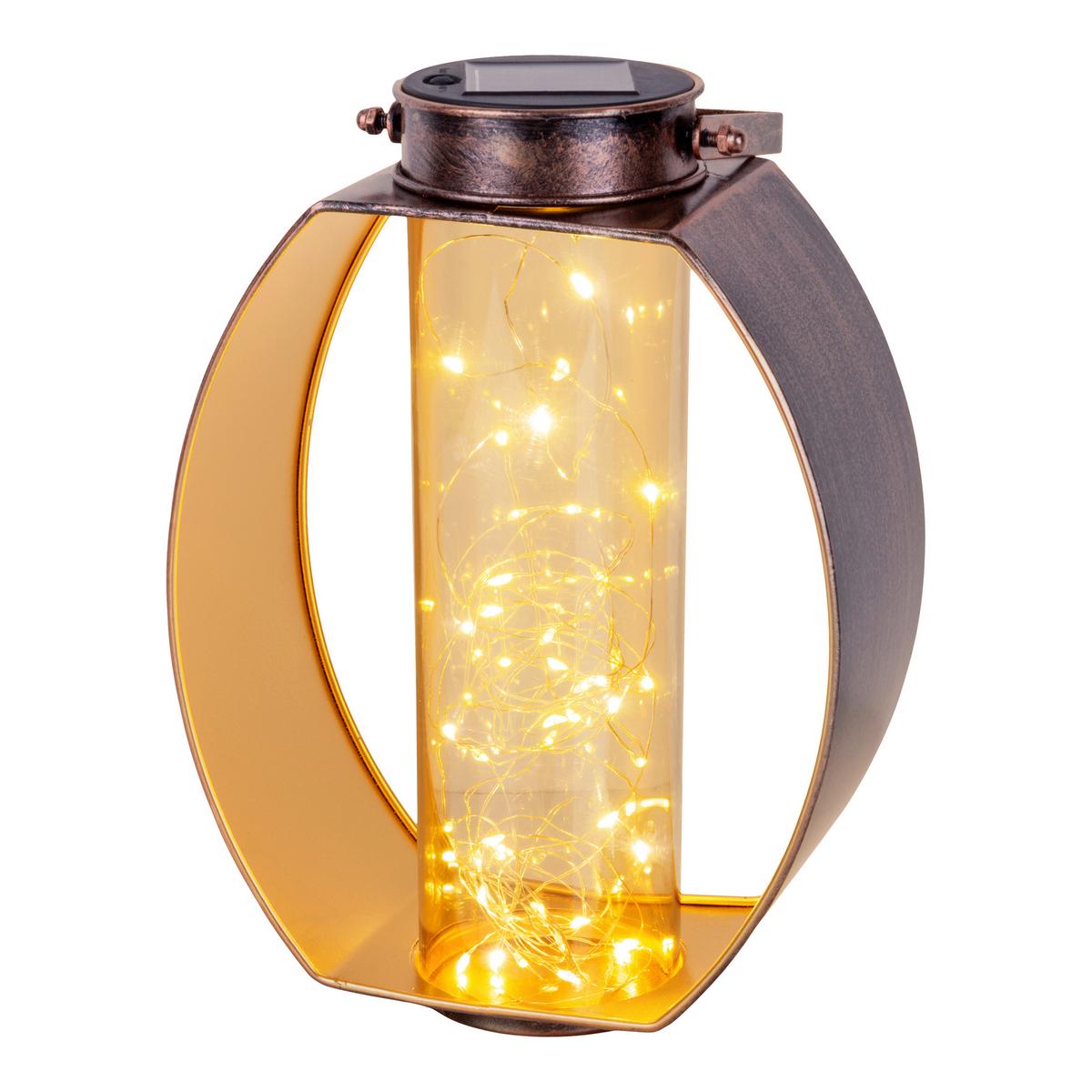 Solarleuchte 5294101 Fairylight - Messingfarben/Goldfarben, Basics, Kunststoff/Metall (19,5/12,5/26cm) - Näve