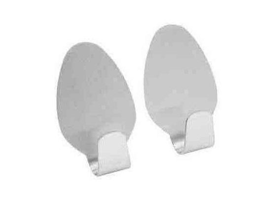 Haken Fackelmann - Silberfarben, KONVENTIONELL, Metall (3cm) - Homeware Haken Fackelmann - Silberfarben, KONVENTIONELL, Metall (3cm) - Homeware