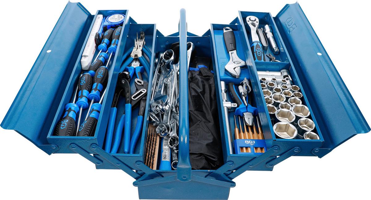 Werkzeugkoffer Metall Werkzeugkasten - Basics, Metall (53/20/20cm)