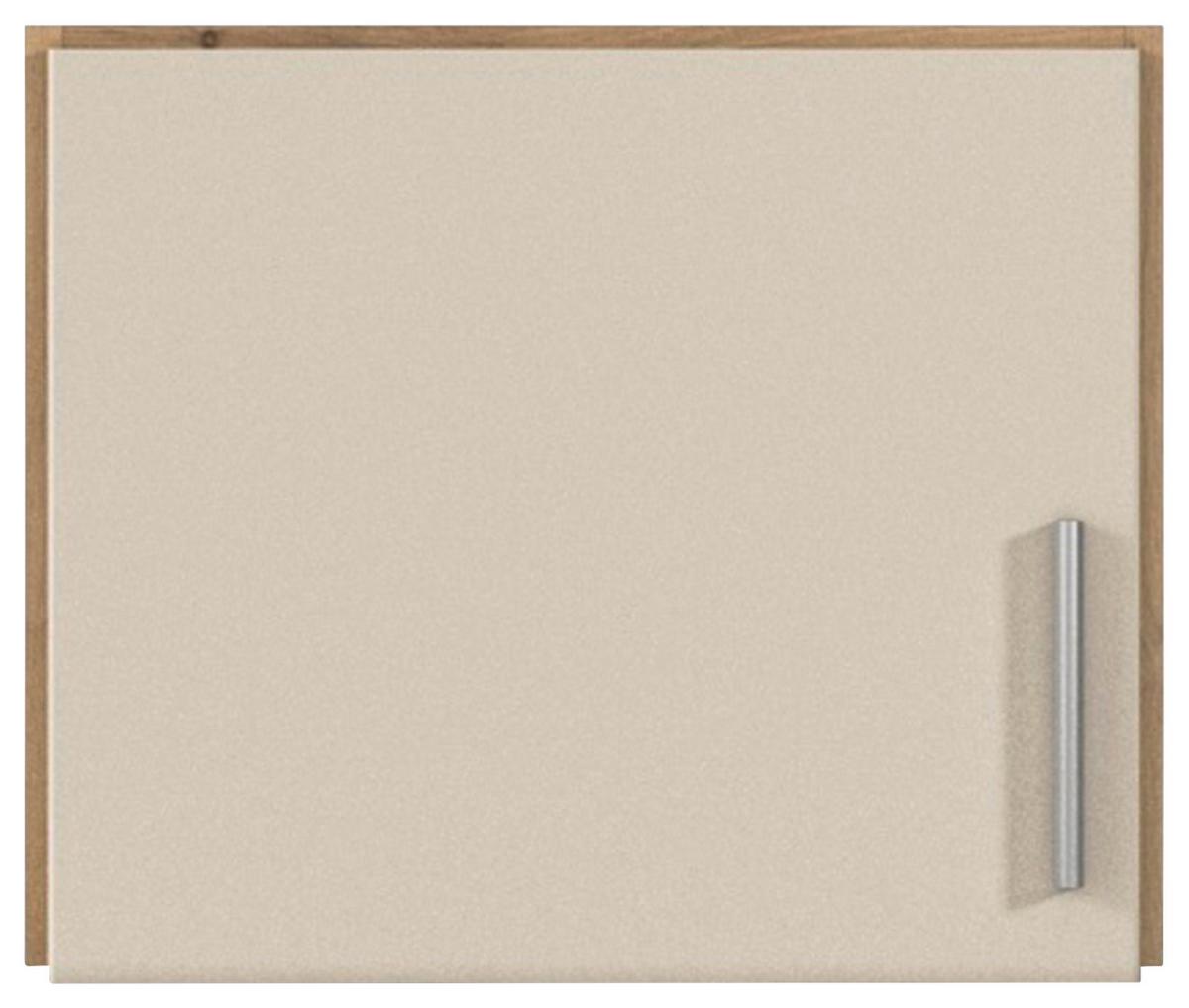 Aufsatzschrank Celle Matt Champagne B: 47 cm - Champagner/Eiche Artisan, Trend, Holzwerkstoff (47/39/54cm)