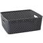 Košík Mona -top- - čierna/sivá, plast (35/29/13,5cm) - Mömax modern living Košík Mona -top- - čierna/sivá, plast (35/29/13,5cm) - Mömax modern living
