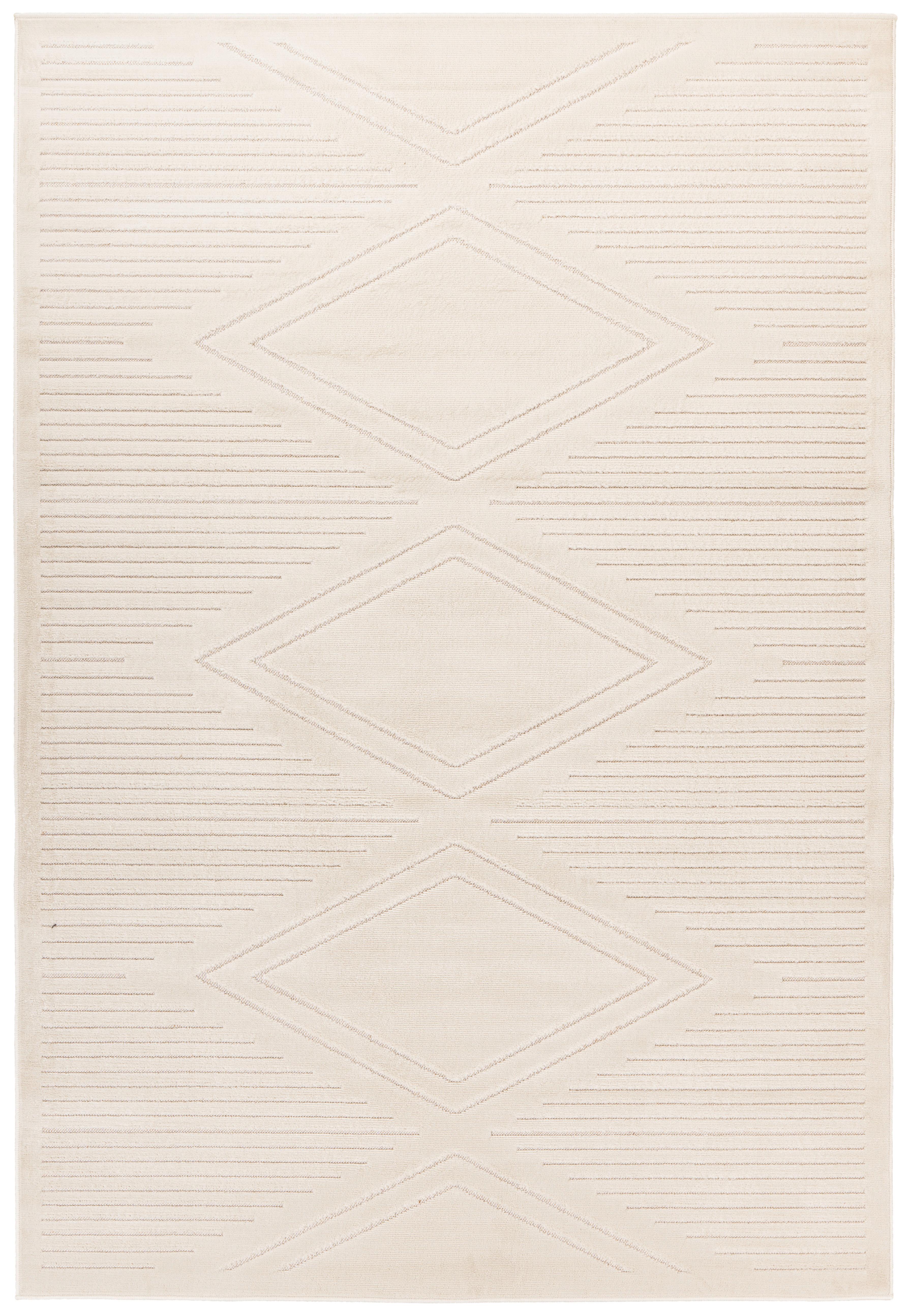 Teppich Madita 100 120x170 cm Madita 100 - Weiß, KONVENTIONELL, Textil (120/170cm)