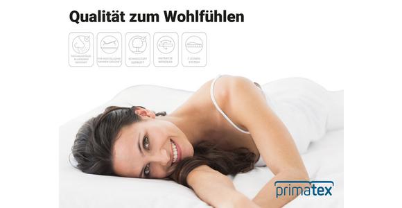 Komfortschaummatratze Silvy 120x200 cm H2/H3 H: 23 cm - Weiß, Basics, Textil (120/200cm) - Primatex