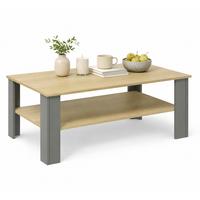 KONFERENČNÝ STOLÍK DISALO - medová/antracitová, Design, kompozitné drevo (100/55/44cm) - Livetastic