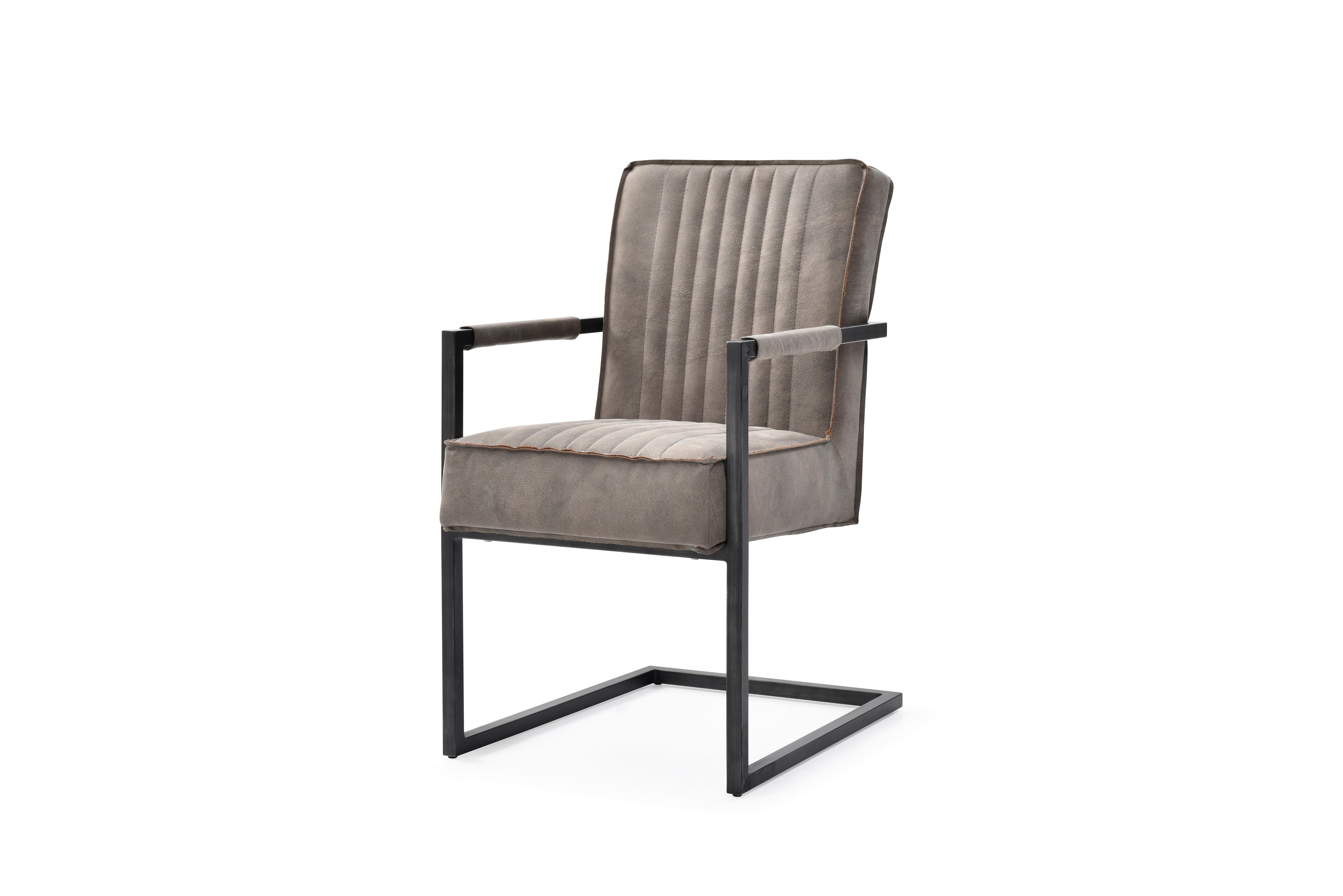 Schwingstuhl Julina Textil Taupe, B: 51,5 cm
