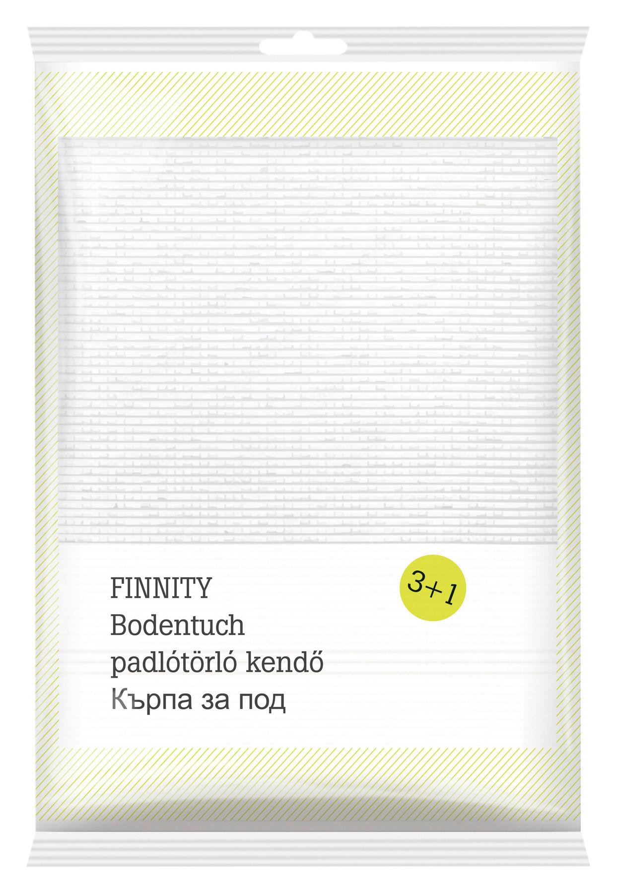 Bodentuch Penta 4 Stück - Weiß, KONVENTIONELL, Textil (30/25/4cm) - Ondega