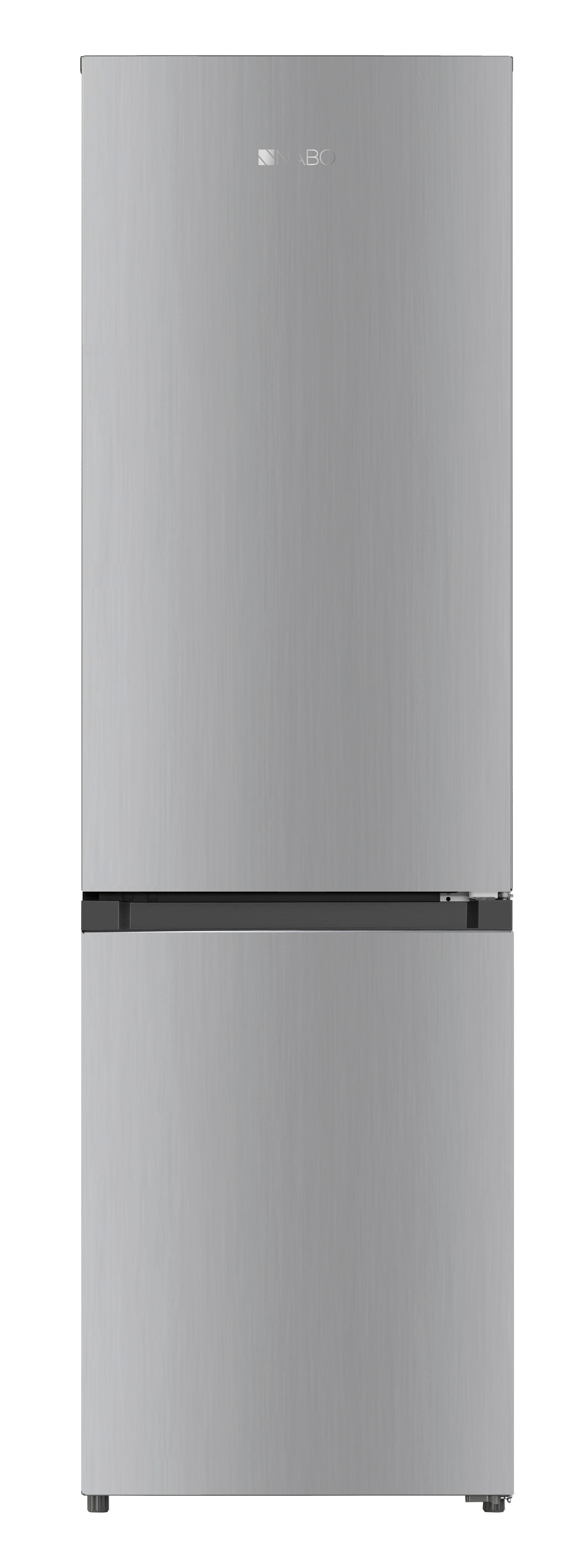 Kühl-gefrier-kombination Nabo Kgn 2535 - Silberfarben, Basics, Metall (54/180/60cm) - Nabo