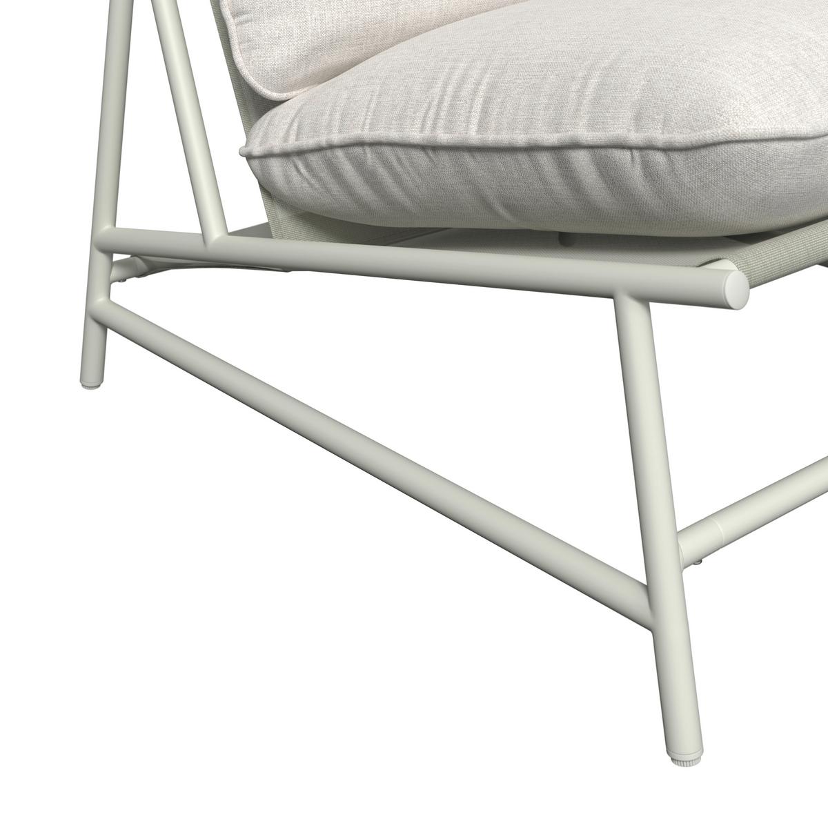 Loungesessel Malis - Beige, MODERN, Textil/Metall (70/76/87cm) - Beldano