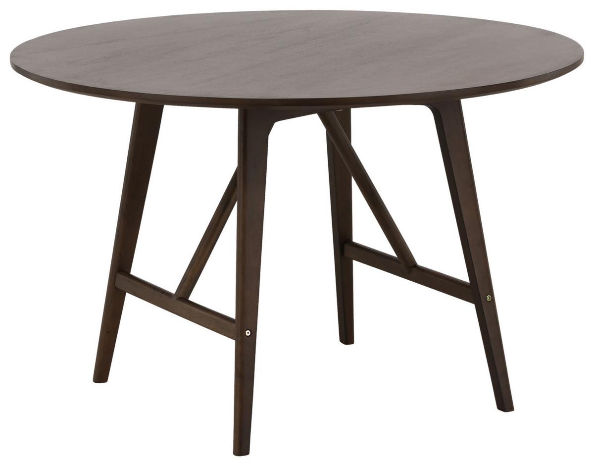 Esstisch Kaseidon - Dunkelbraun, Design, Holz/Holzwerkstoff (100/100/75cm) - Livetastic