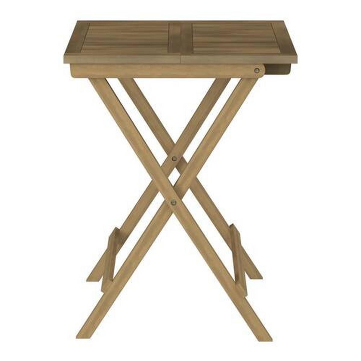 Balkonmöbel Set Meran Akazienholz Mit Kissen - Akaziefarben, MODERN, Holz (60/42/72/77/60/47cm) - James Wood