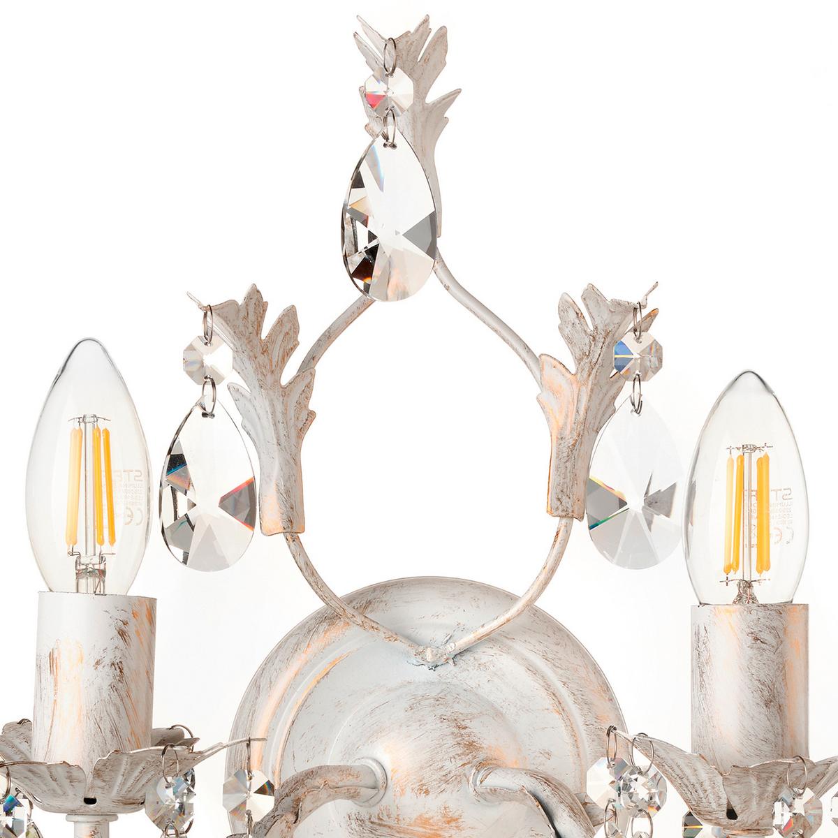 Wandleuchte 4670/Ap2a - KONVENTIONELL, Glas/Metall (30/20cm)