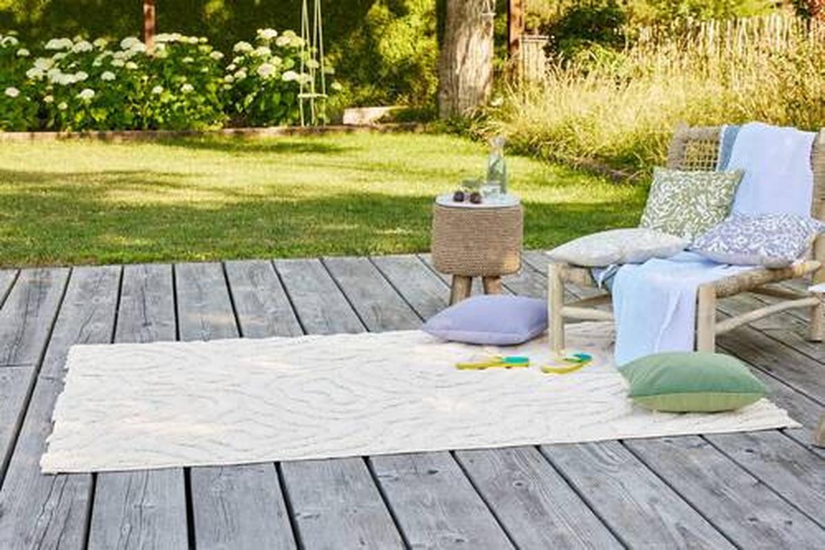 Outdoorteppich Creme, Bxl: Ca. 80x150 Cm - Creme, KONVENTIONELL, Textil (80/150cm) - Esprit