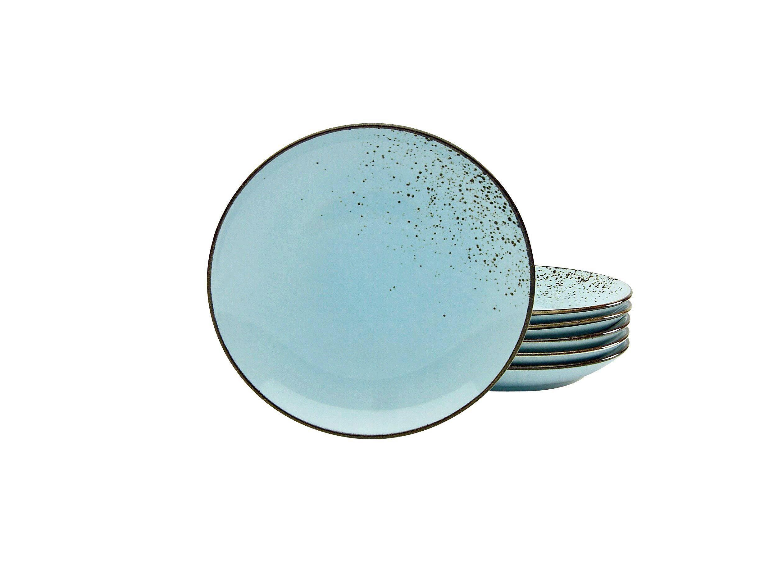 Desserttellerset 22067 Nature Collection - Pastellblau, Trend, Keramik (21cm) - Creatable