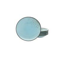 Desserttellerset 22067 Nature Collection - Pastellblau, Trend, Keramik (21cm) - Creatable