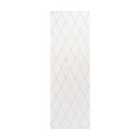 Teppich Creme, Weiß Vivica 225, BxL: 80x250 cm - Creme/Weiß, KONVENTIONELL, Textil (80/250cm)