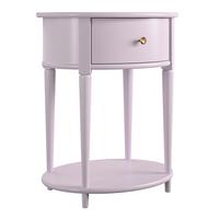 Beistelltisch Aurora Lila B: 55 cm - Lila, Design, Holzwerkstoff (55/45/66cm) - MID.YOU