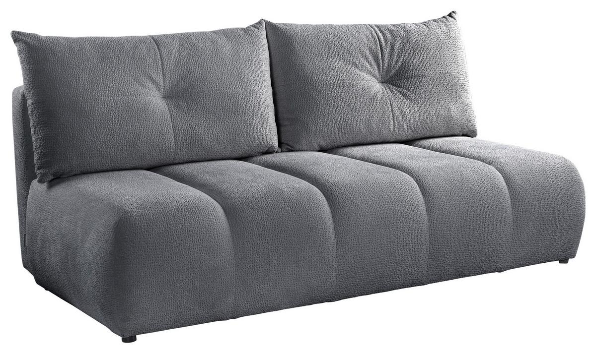 Schlafsofa Milo, Hellblau B: 209 Cm - Creme/Schwarz, Design, Holz/Holzwerkstoff (209/100/103cm) - MID.YOU
