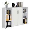 Office Edition B: 173 cm Weiß - Weiß, MODERN, Holzwerkstoff (173/114/33cm) - MID.YOU