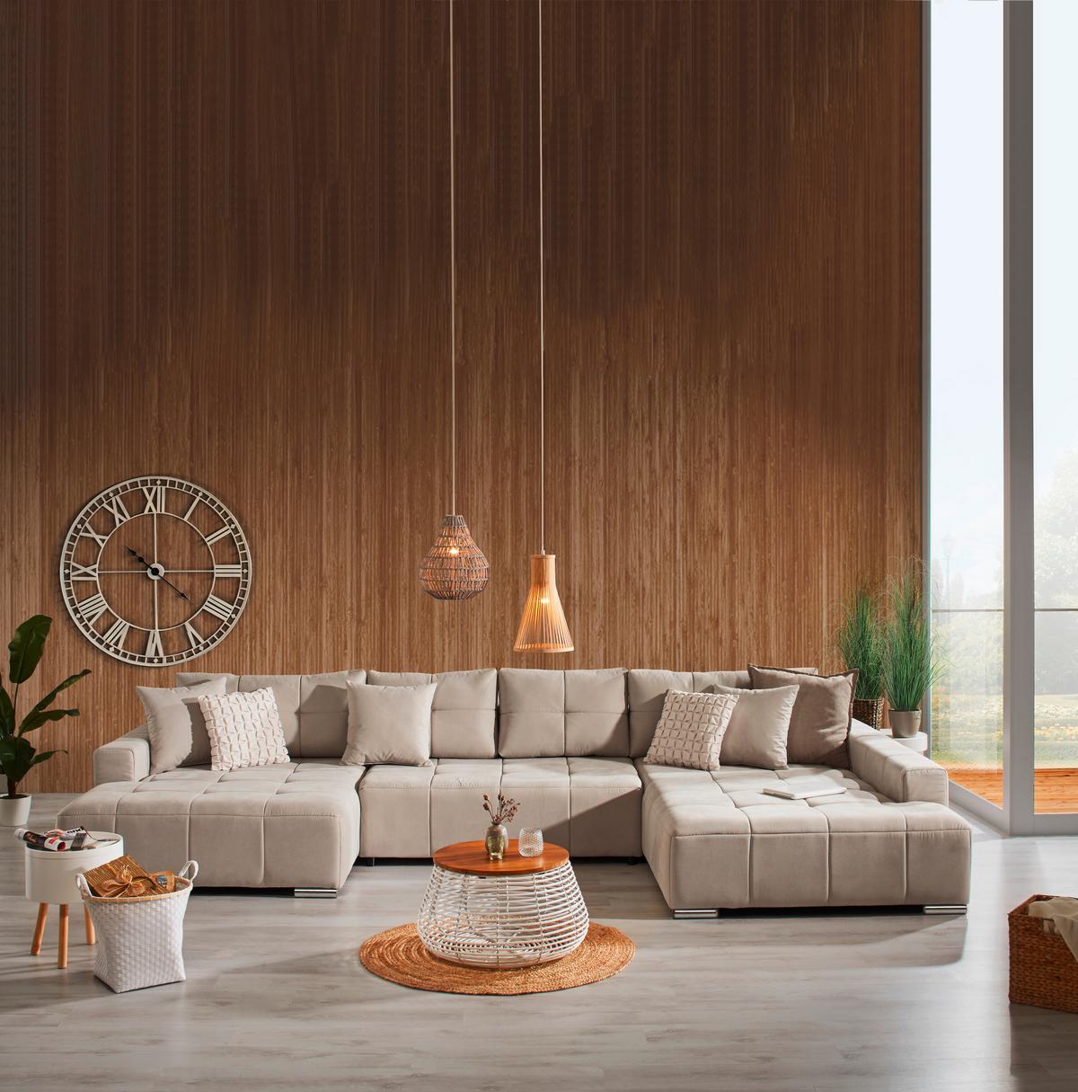 UMĚLÁ ROSTLINA NOAH - zelená/hnědá, plast (120cm) - Modern Living