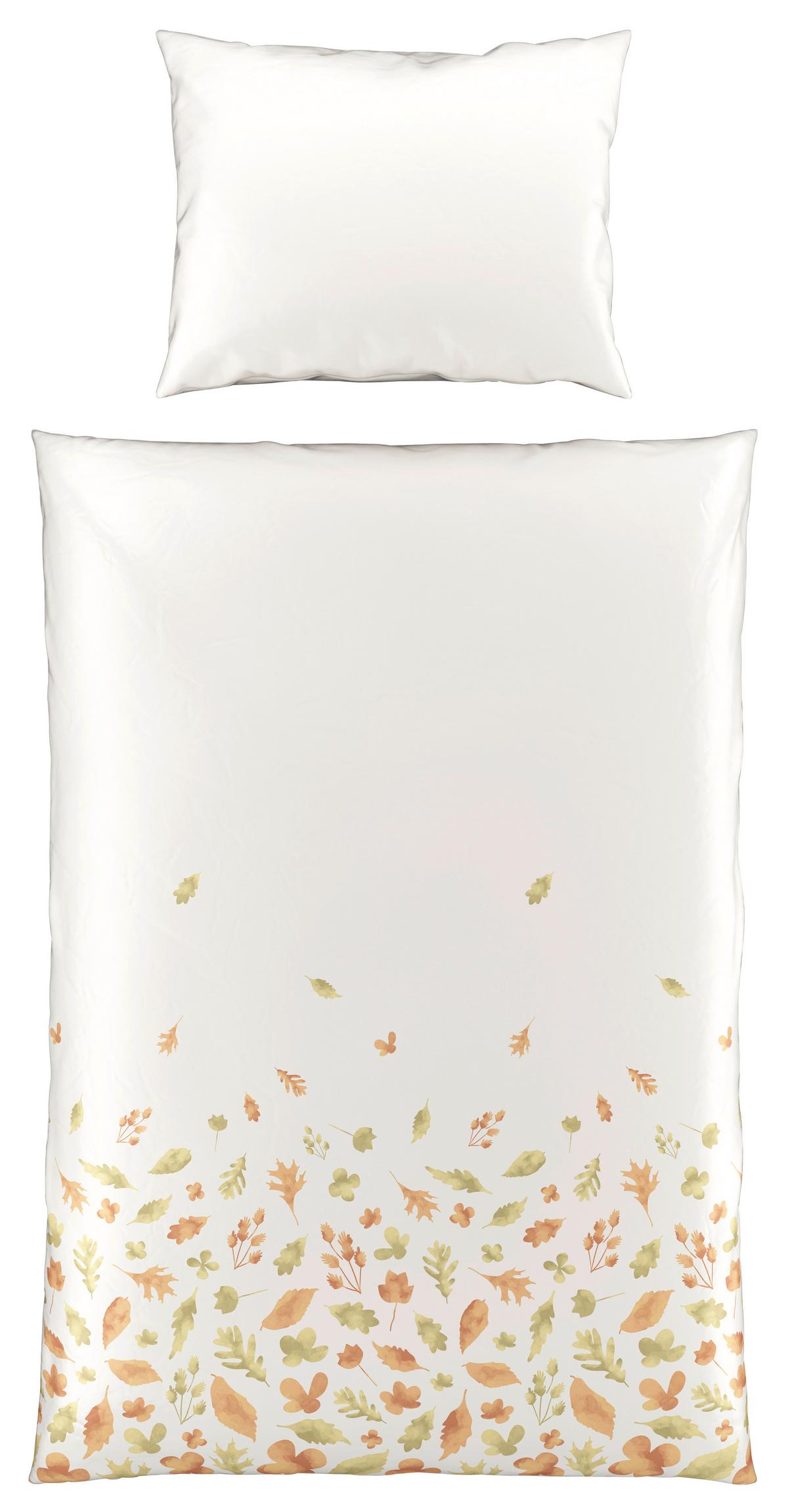 POVLEČENÍ STREUBLÄTTER - bílá, Moderní, textil (140/200cm) - Modern Living