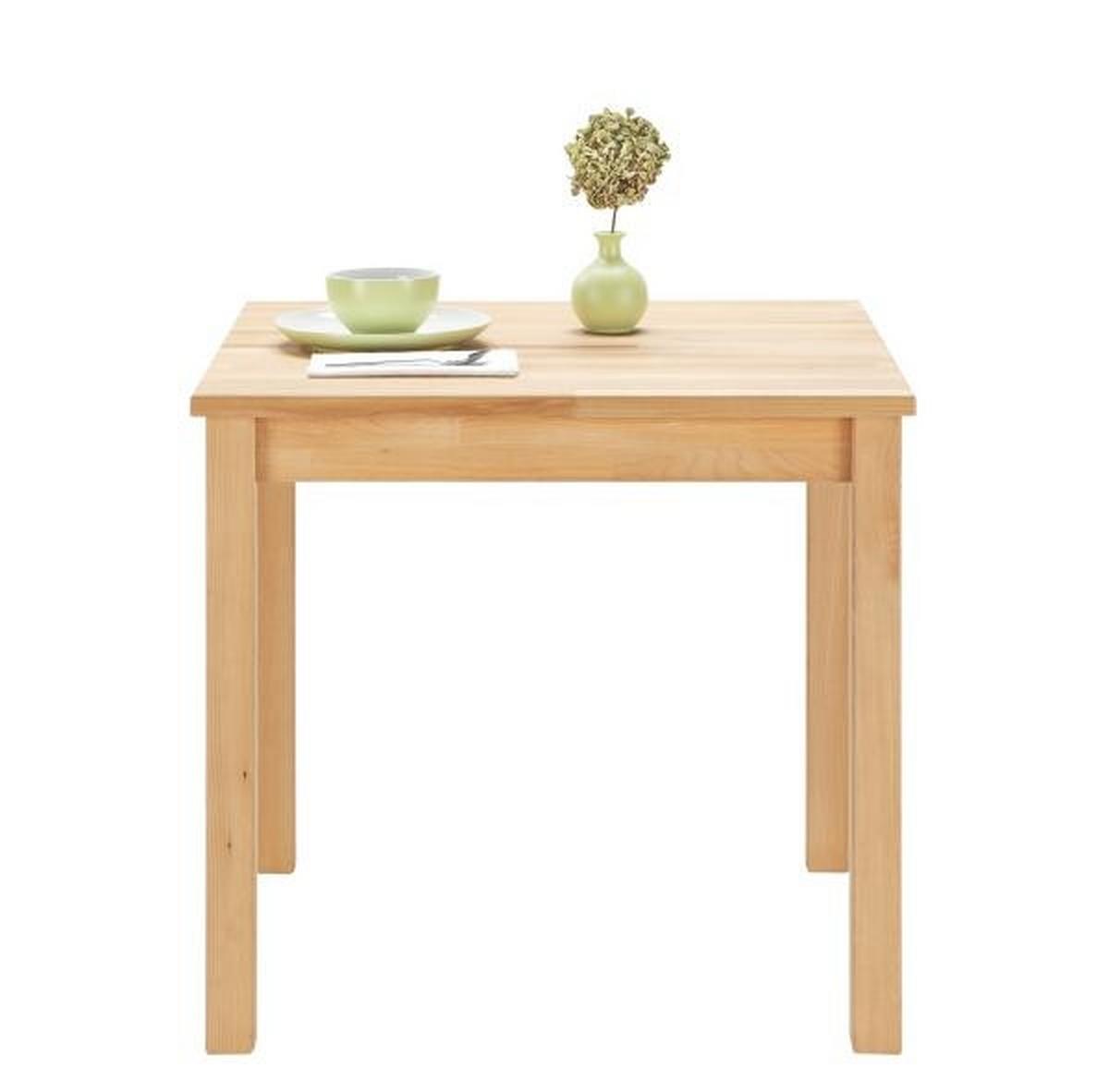 JEDÁLENSKÝ STÔL NEAPEL 80 - farba buka, Konventionell, drevo (80/75/80cm) - Zandiara