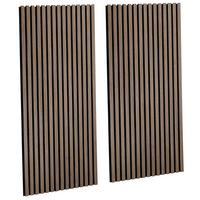 Akustikpaneel Walnut - Walnussfarben, Trend, Holz/Kunststoff (60/120cm) - Homezone