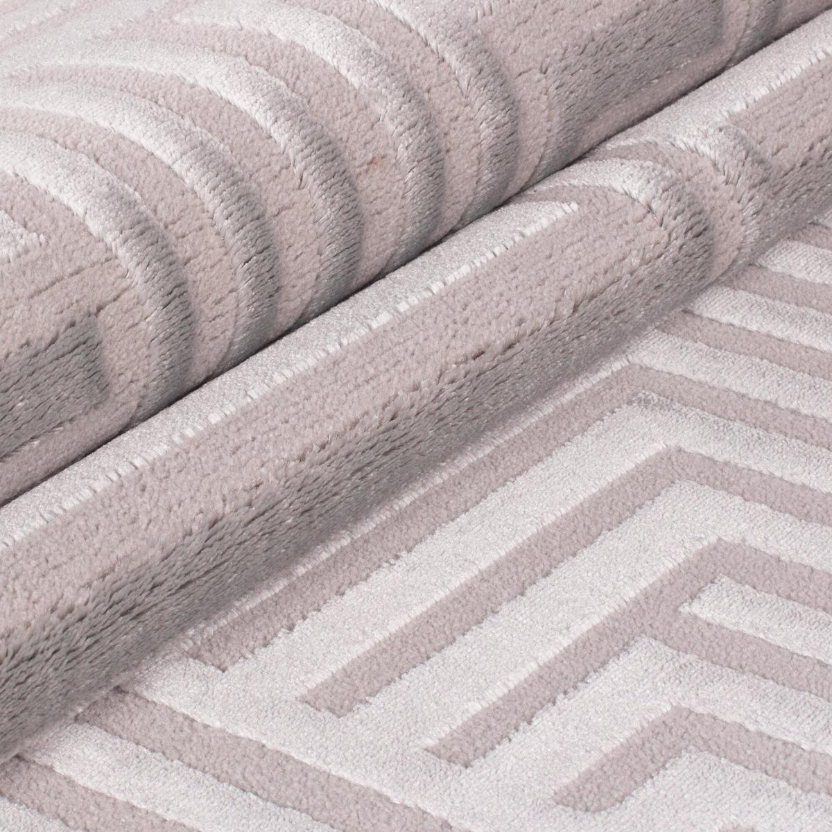 Webteppich Sahara - Silberfarben, Design, Textil (80/150cm) - Novel