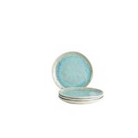 Desserttellerset Steinzeug 4--Teilig. Grün - Grün, Basics, Keramik (20cm) - Mäser