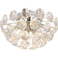 Deckenleuchte Cecilia - Klar/Chromfarben, Basics, Glas/Metall (39/22cm)