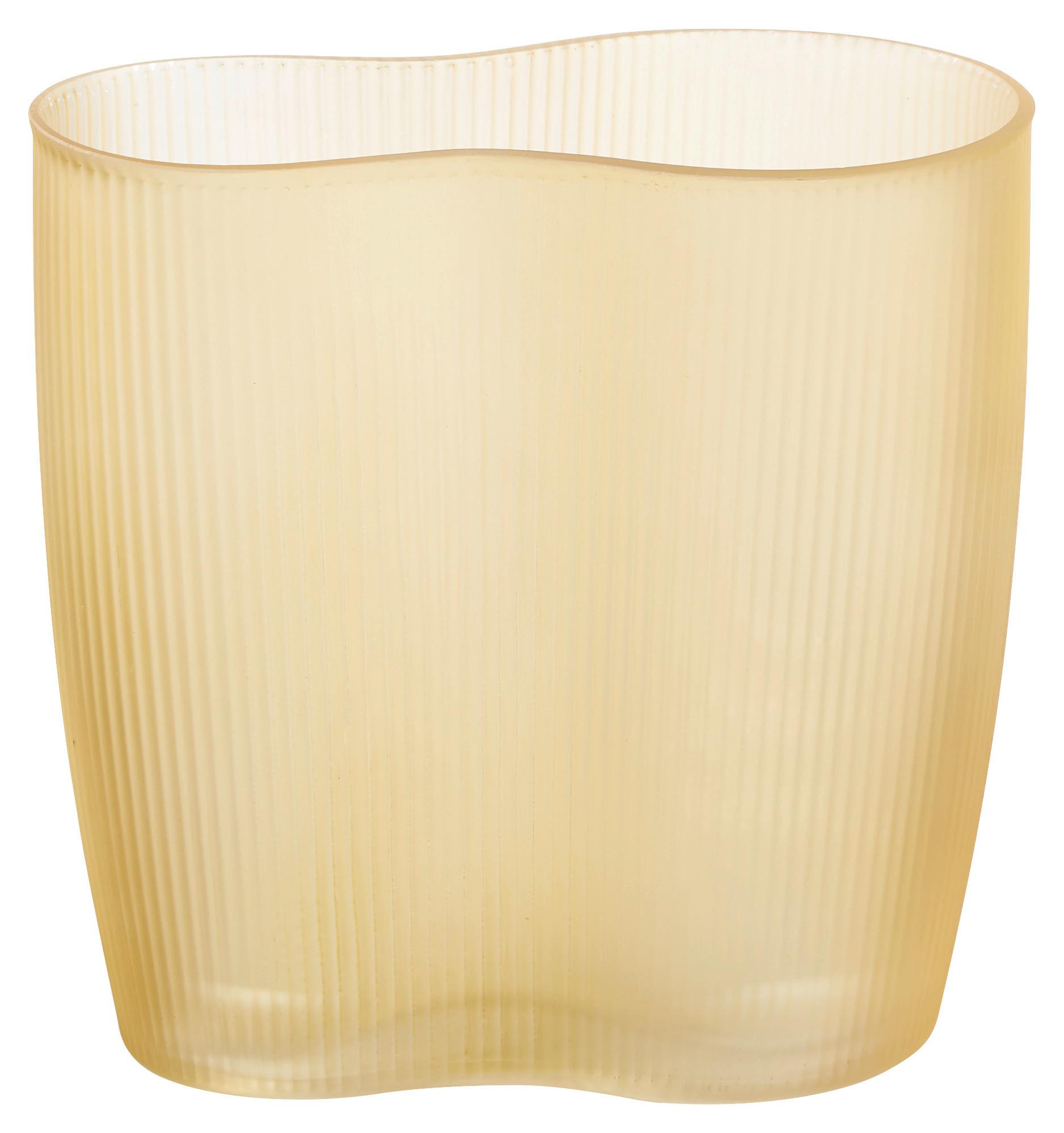 VÁZA SAHARA - jantarové barvy, Moderní, sklo (19/12/20cm) - Modern Living